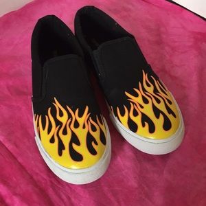 flame slip ons